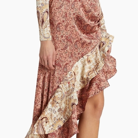 Bronx & Banco.elegant Paisley Print Dress - Picture 12 of 13